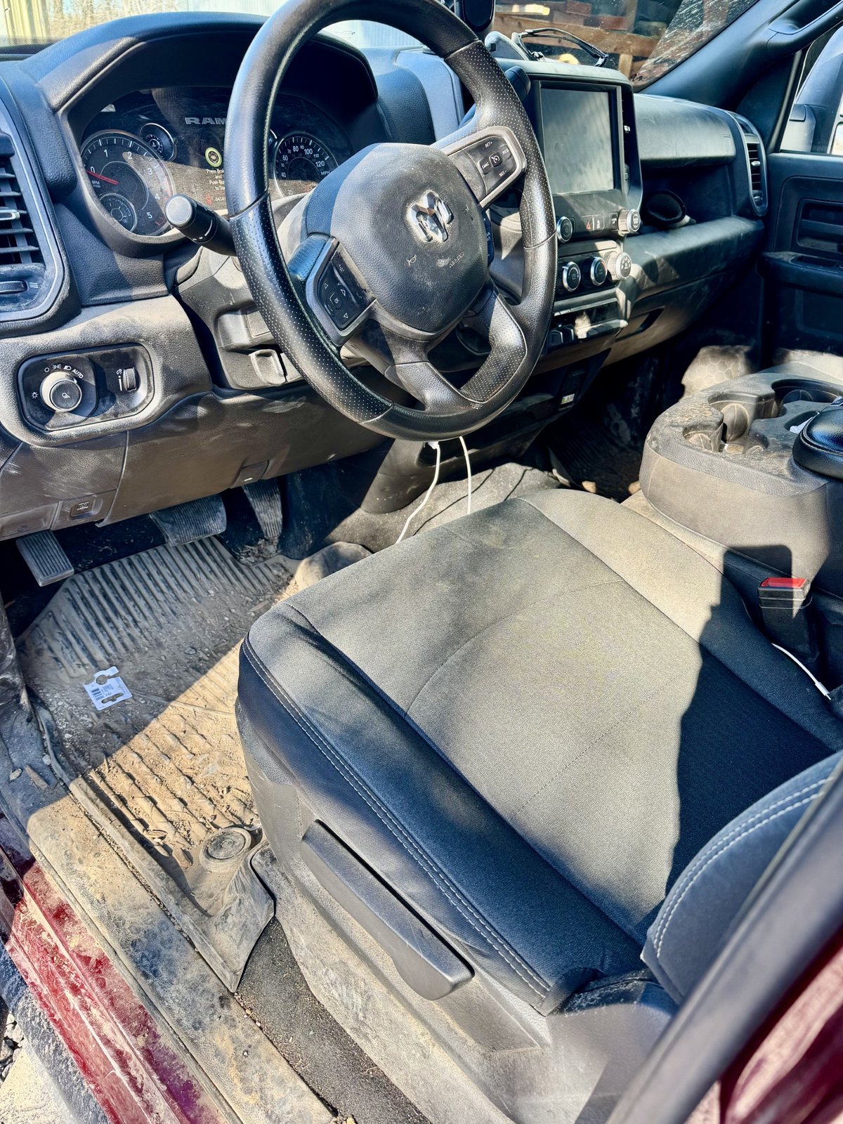 Before - Ram Truck Interior